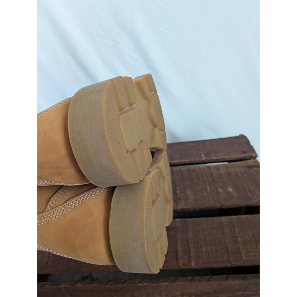 Timberland Linden Woods 6" Women's 7 Waterproof Leather Boot In Wheat A161G - Picture 13 of 15